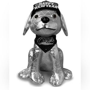 Raising Canes COUNTDOWN CANE HAPPY NEW YEAR 2023 Holiday Plush Puppy
